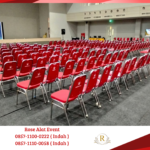 Sewa Kursi Polos Merah Untuk event Bekasi