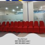 Sewa Kursi Event Berkualitas Cover Merah Ketat Bekasi