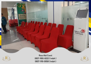 Sewa Kursi Event Berkualitas Cover Merah Ketat Bekasi