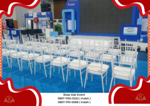 Sewa Kursi VIP Tiffany Putih Dan Barstool Putih Bekasi