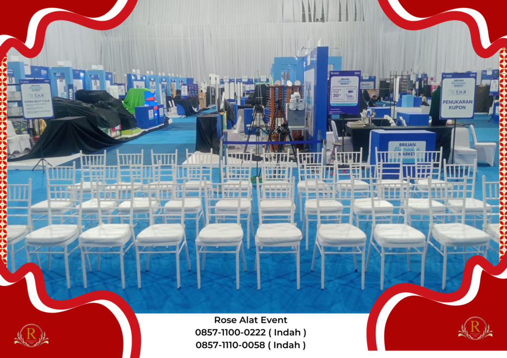 Sewa Kursi VIP Tiffany Putih Dan Barstool Putih Bekasi