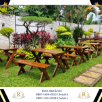 Gudang Sewa Set Meja Bangku Kayu Area Sekitar Bekasi