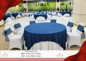 Jasa Sewa Meja Bundar Full Cover Dan Runner Pik 2