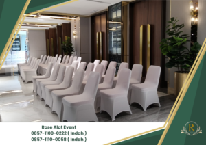 Sewa Meja Bulat Dan Kursi Event Cover Putih Stok Banyak Bekasi