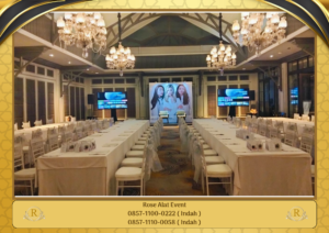 Sewa Meja Kotak Cover Putih Dan Kursi Tiffany Putih Bekasi