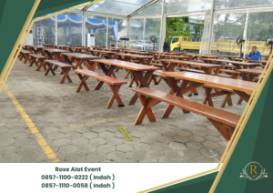 Sewa Bangku Meja Taman Kaki Silang Area Jakarta