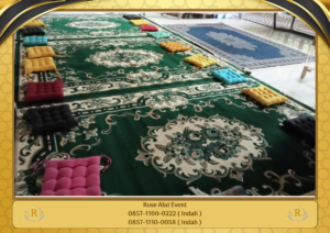 Sewa Meja Lesehan Kotak Bantal Alas Duduk Area Bekasi