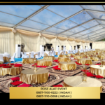 Sewa Meja Lesehan Bundar Karpet Permadani Bekasi