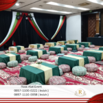 Sewa Meja Lesehan Kotak Full Cover Area Cikarang