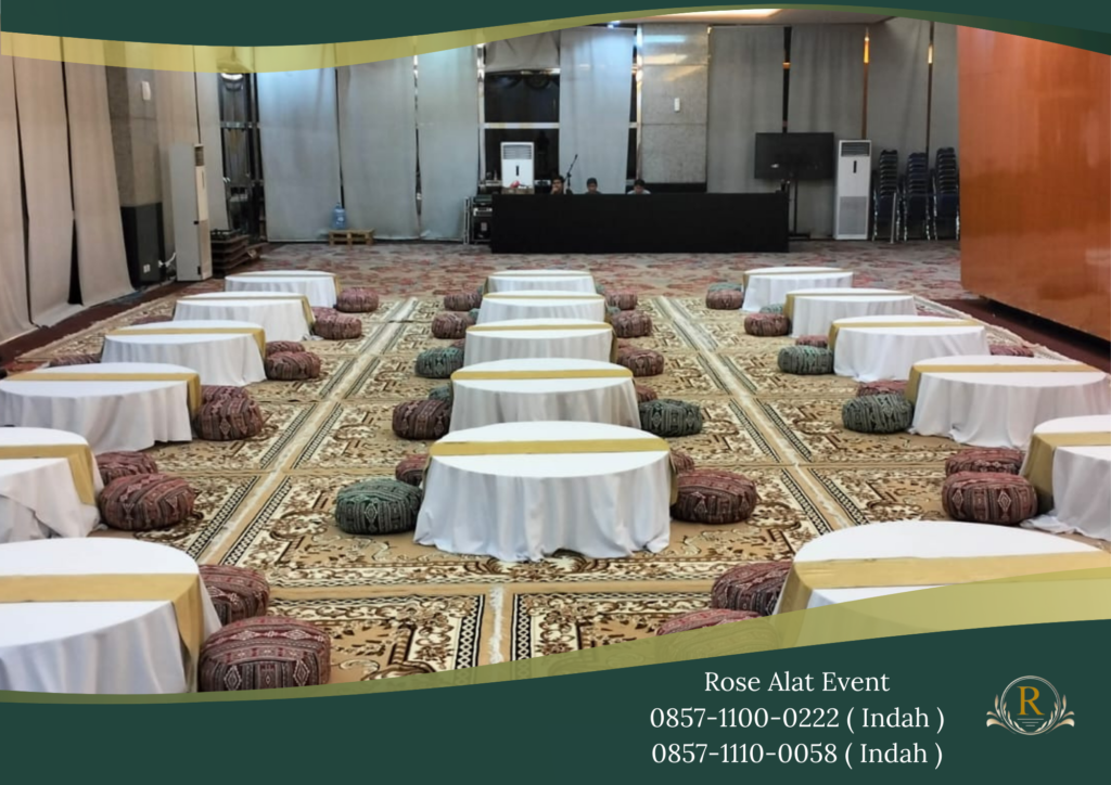 Rental Round Table Lesehan Dan Permadani Tambun Bekasi