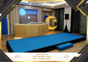 Rental Panggung Karpet Biru Untuk Berbagai Event Area Cibitung