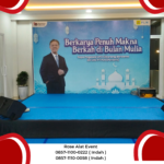Rental Backdrop Panggung Karpet Biru Bekasi