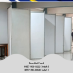 Sewa Partisi Putih Setting Zigzag Area Bekasi