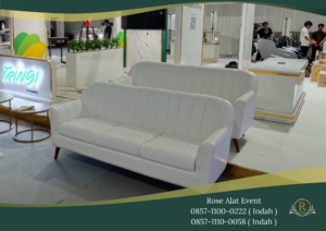 Sewa Sofa Bersih Type Single Dan Double Warna Putih Bekasi