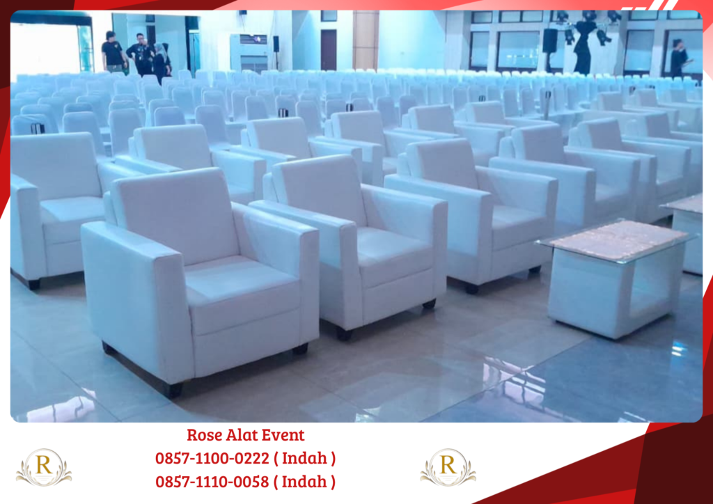 Sewa Tiang Antrian Sofa Meja Kaca Vip Bekasi