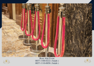 Rental Tiang Antri Stainless Pita Dan Tali Bludru VIP Bekasi