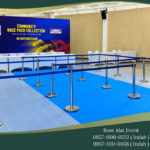 Sewa Tiang Antrian Stainless Type Pita Tarik Area Bekasi