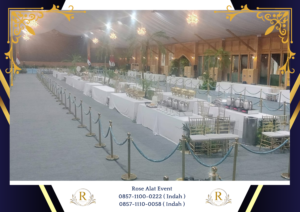 Rental Tiang Antrian Vip Gold Jabodetabek