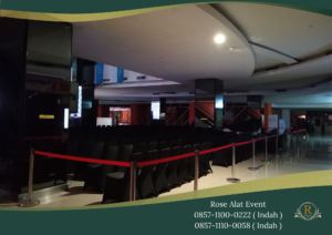 Sewa Tiang Antrian Stainless Type Pita Tarik Area Bekasi