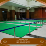 Gudang Sewa Tiang Antrian Type Pita Tarik Biru Bekasi