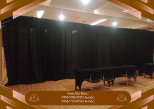 Sewa Tirai Hitam Berkualitas Terbaik Area Sekitar Karawang