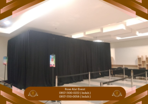 Sewa Tirai Hitam Berkualitas Terbaik Area Sekitar Karawang