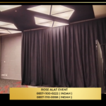 Sewa Tirai Lotto Hitam Area Bekasi