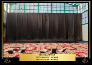 Sewa Tirai Lotto Hitam Area Bekasi