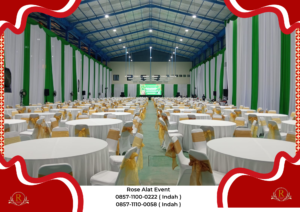 Sewa Tirai Filamin Kursi Meja Bundar Bekasi