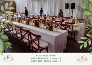 Jasa Sewa Kursi Cross Back Dan Meja Area Cilandak