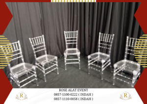 Sewa Kursi Olivia Kursi tiffany Type Acrylic Bening Bekasi