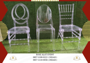 Sewa Kursi Olivia Kursi tiffany Type Acrylic Bening Bekasi