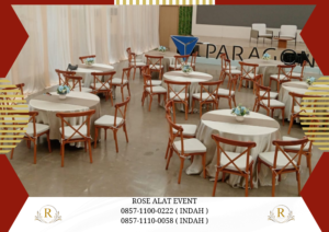 Sewa Kursi Cross Back Atau Kursi Silang Bekasi