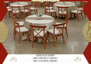 Sewa Kursi Cross Back Atau Kursi Silang Bekasi