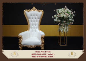 Rental Kursi Syahrini Putih Mewah Tangerang