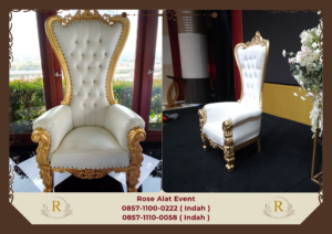 Rental Kursi Syahrini Putih Mewah Tangerang