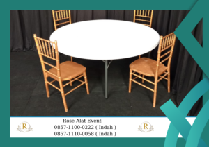 Sewa Kursi Tiffany Acrylic Bening Dan Tiffany Kayu Bekasi
