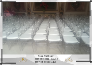 Rental Kursi Acrylic Bening Model Tiffany Dan Olivia Area Bekasi