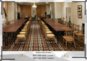 Sewa Kursi VIp Type Tiffany Gold Kayu Jati Area Bekasi