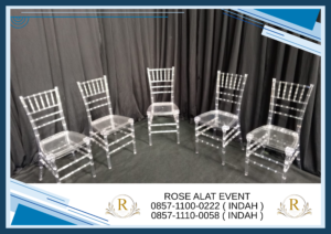 Sewa Kursi Tiffany Hitam Gold putih VIP Bekasi