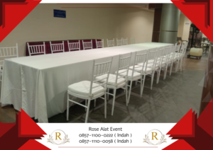 Gudang Sewa Kursi Type Tiffany Putih Scbd