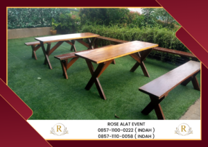 Vendor Sewa Bangku Meja Taman Kayu Jabodetabek