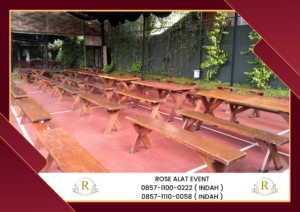 Vendor Sewa Bangku Meja Taman Kayu Jabodetabek