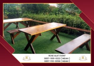 Vendor Sewa Bangku Meja Taman Kayu Jabodetabek