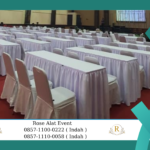 Rental Meja Ibm 45x180cm Area Bekasi Full Cover