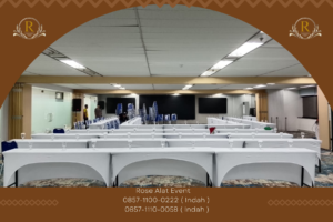 Gudang Sewa Meja Ibm Cover Putih Ketat Bandung