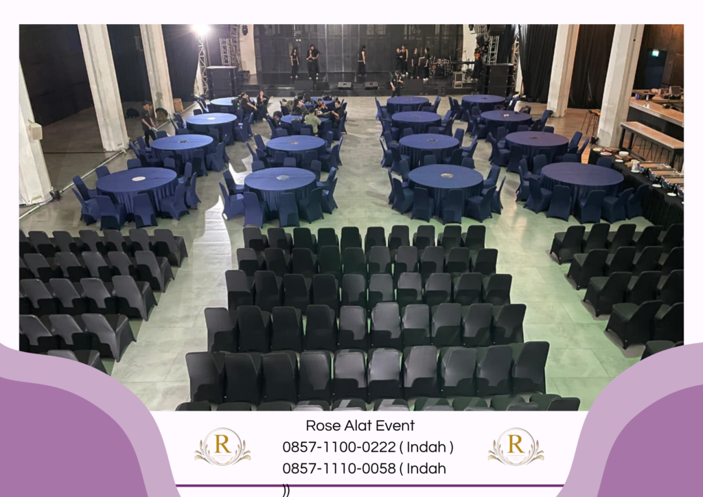 Sewa Kursi Meja event Full Cover Area Bekasi