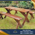 Pusat sewa Meja Kursi taman Kaki Silang Area Bekasi