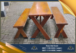 Pusat sewa Meja Kursi taman Kaki Silang Area Bekasi