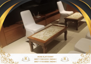 Pusat Sewa Meja Vip Kayu Kursi VIP Kayu Area Bekasi